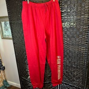 Fanatics Mens San Francisco 49ers French Terry Pants Size 2XLT NWT